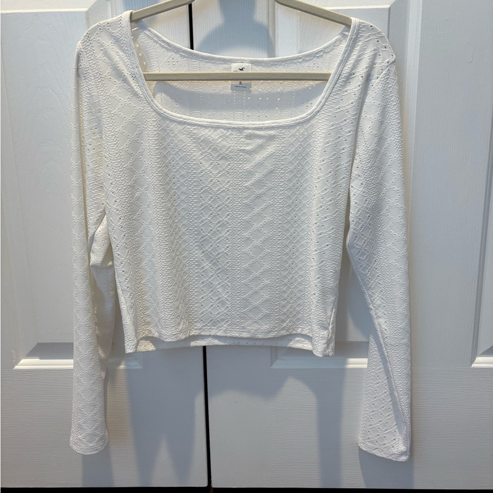 Hollister longsleeve textured top